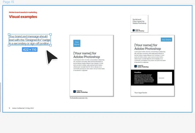 PDF text imported as editable, selectable Figma text layers.