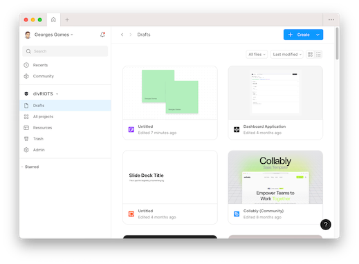 Figma file browser screenshot