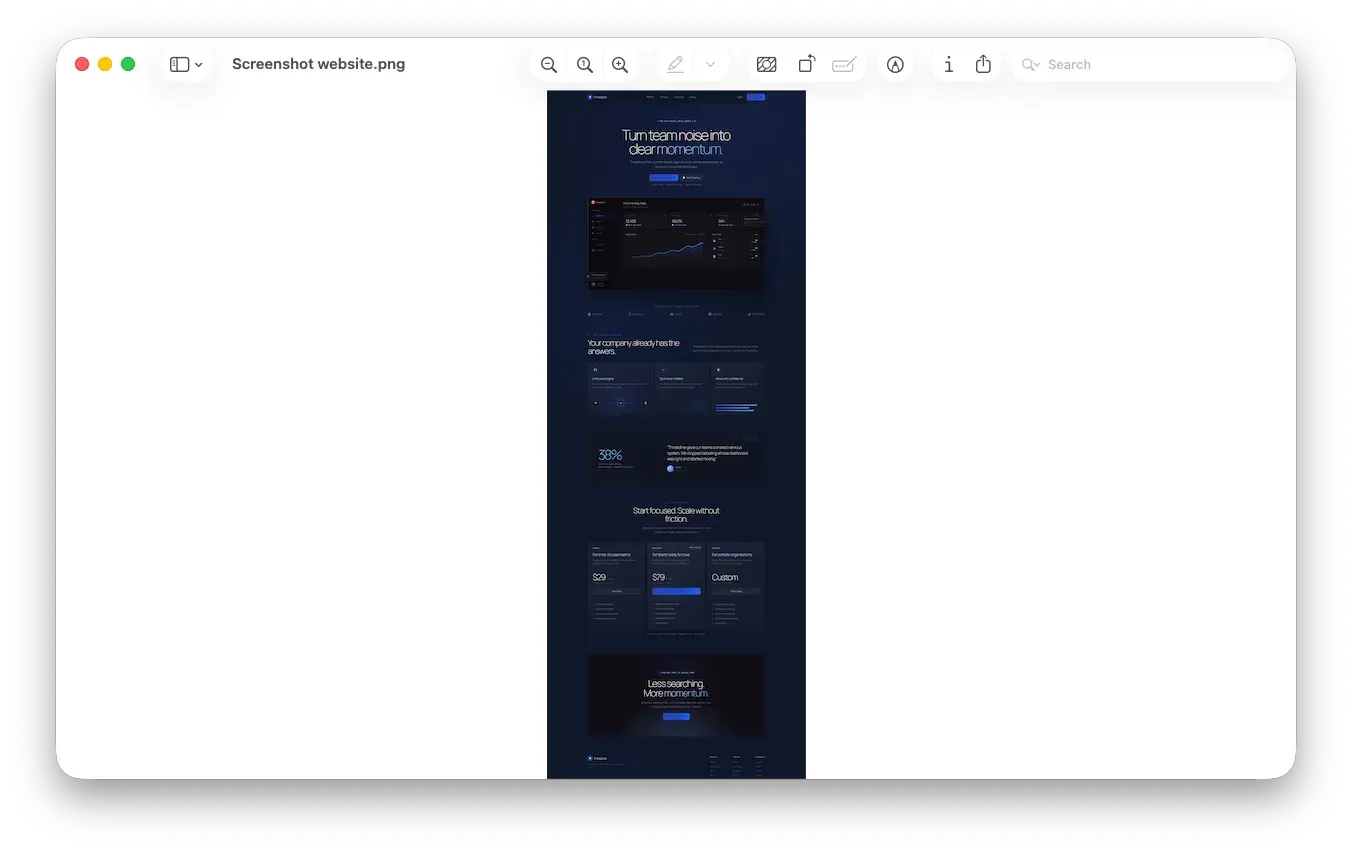 Screenshot of a website as a .png file.