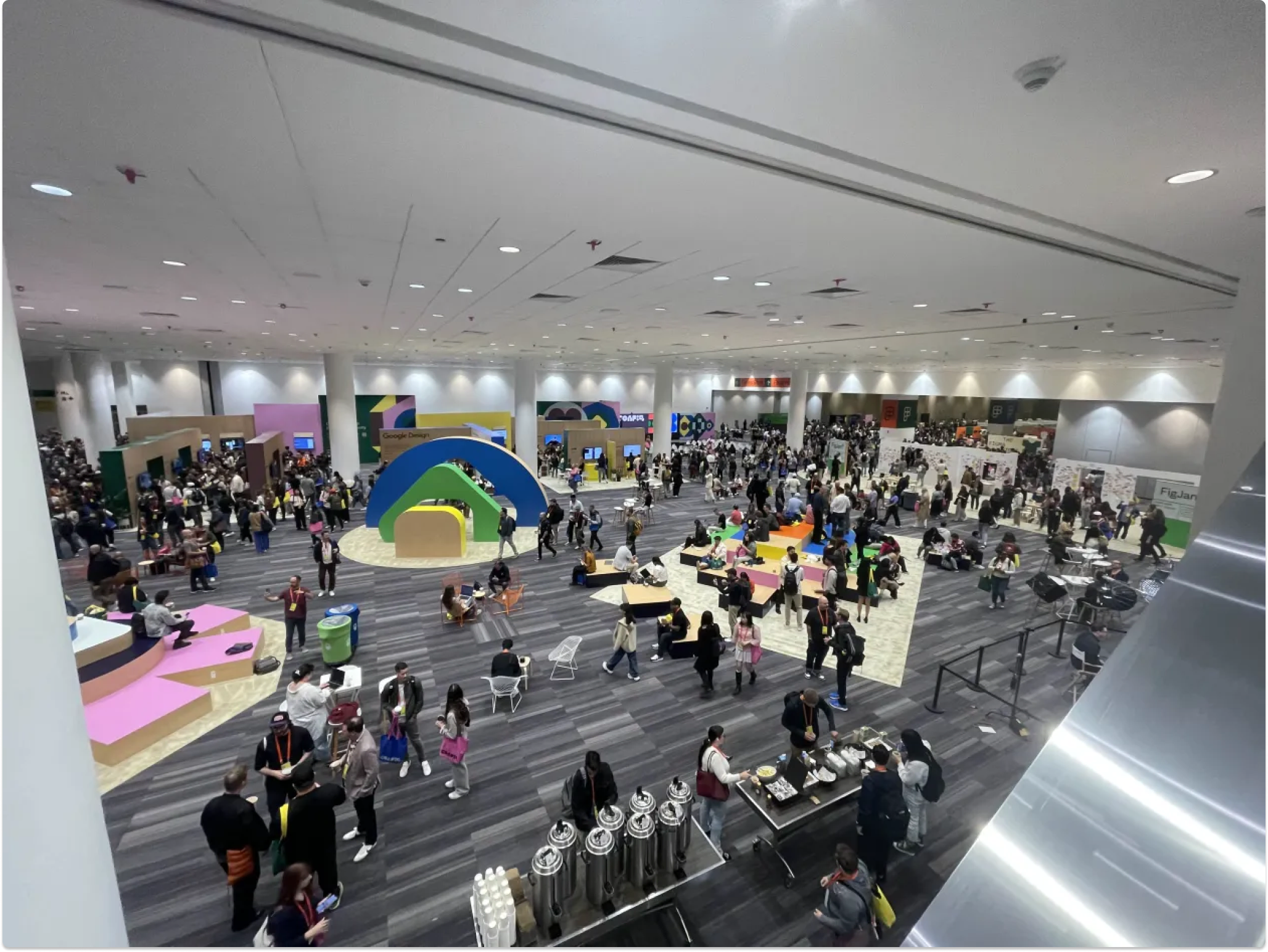 A photo of the main space at Moscone Center, where Config 2024 took place.