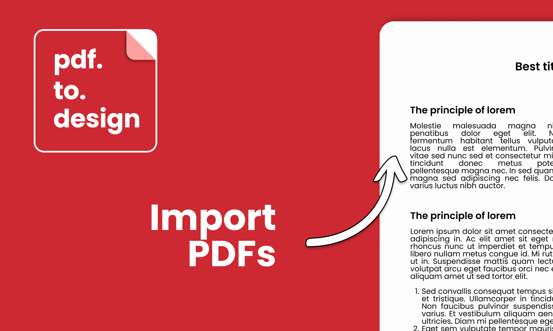 Import PDF into Figma