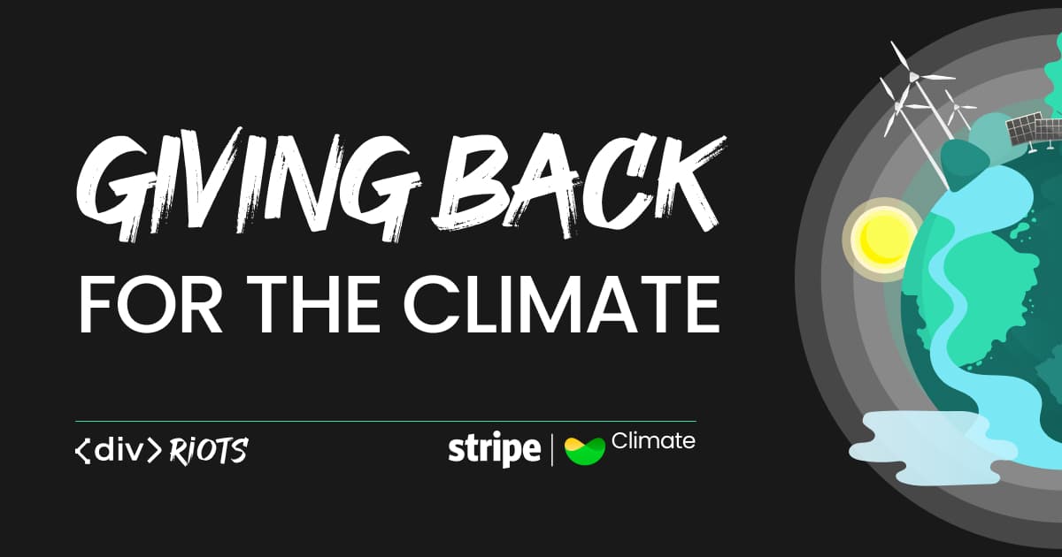‹div›RIOTS contribution to support the fight against climate change
