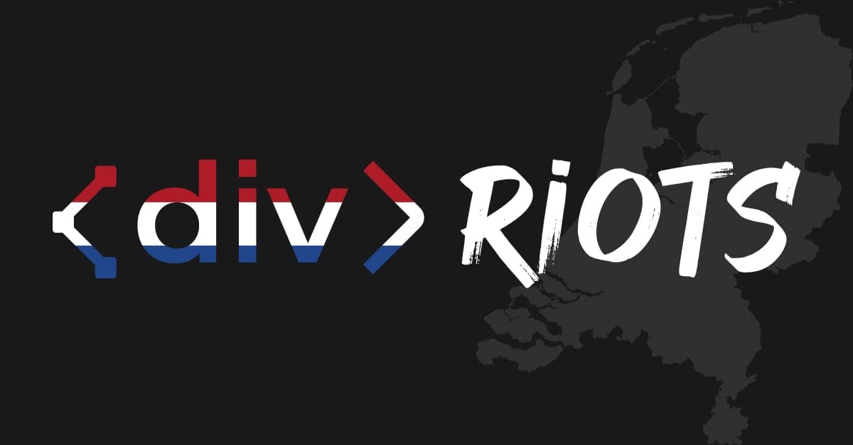 ‹div›RIOTS logo with The Netherlands flag
