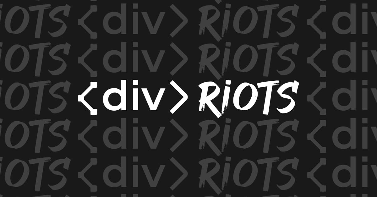 ‹div›RIOTS new visual identity