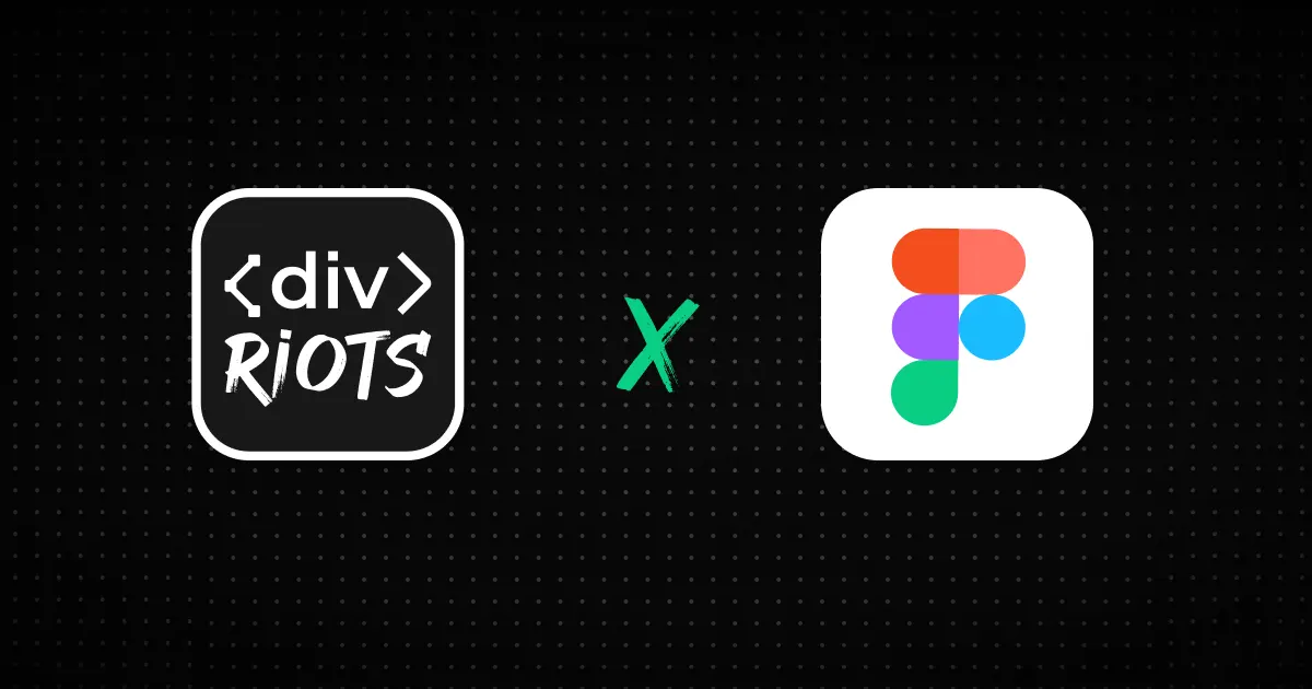 divRIOTS logo and a Figma logo.
