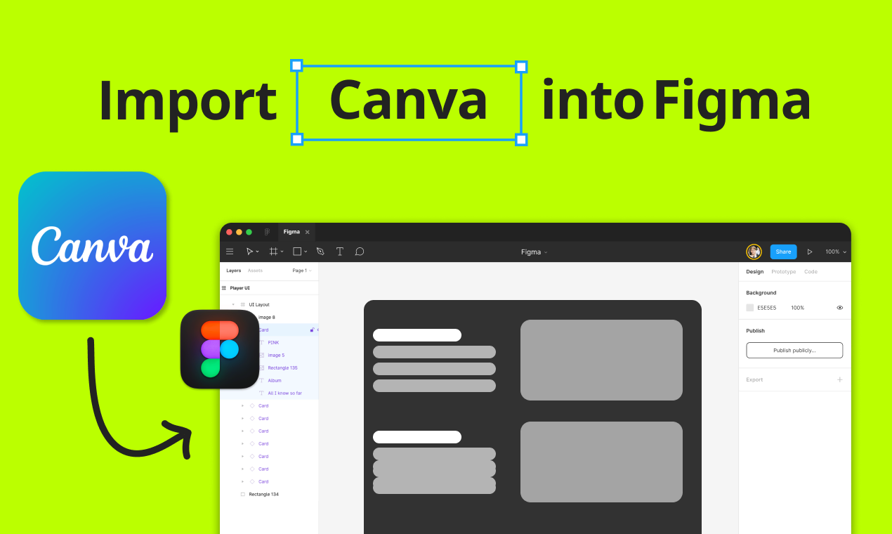 How to import designs from Canva to Figma