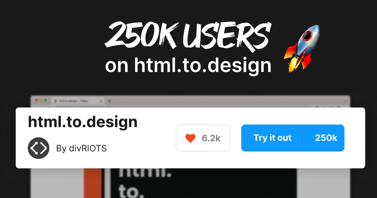html.to.design 250k users card