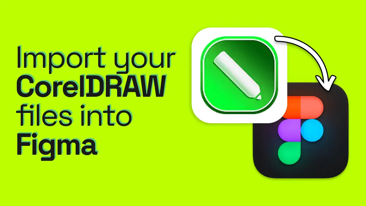 Import CorelDRAW files into Figma