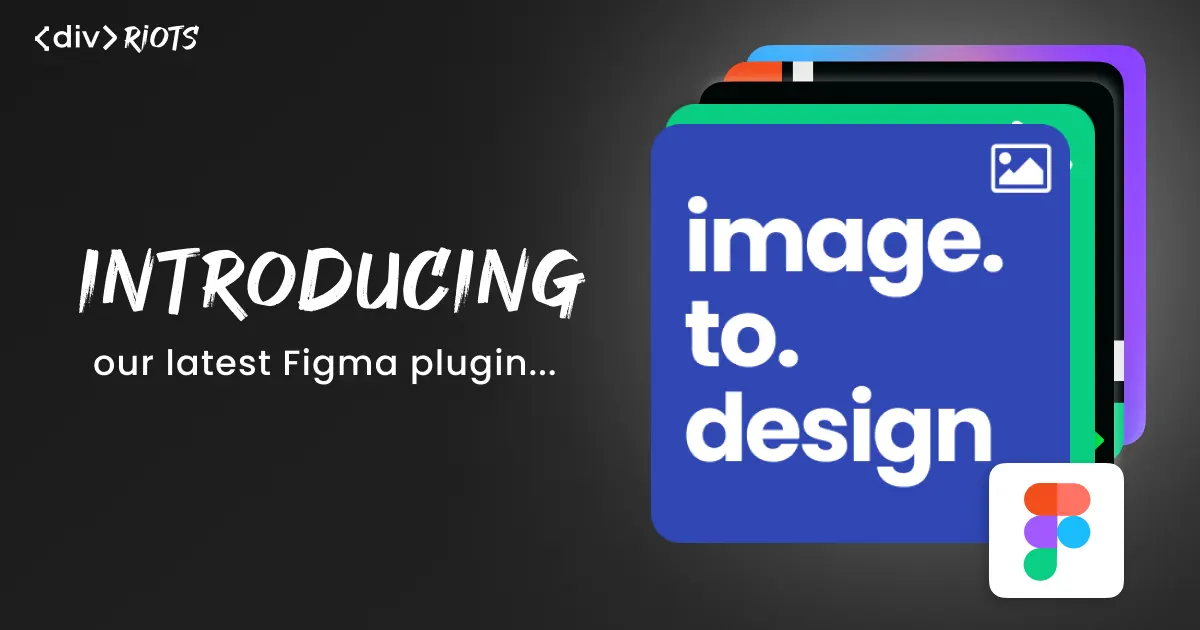 image.to.design logo on a black background and the title Introducing our latest plugin.