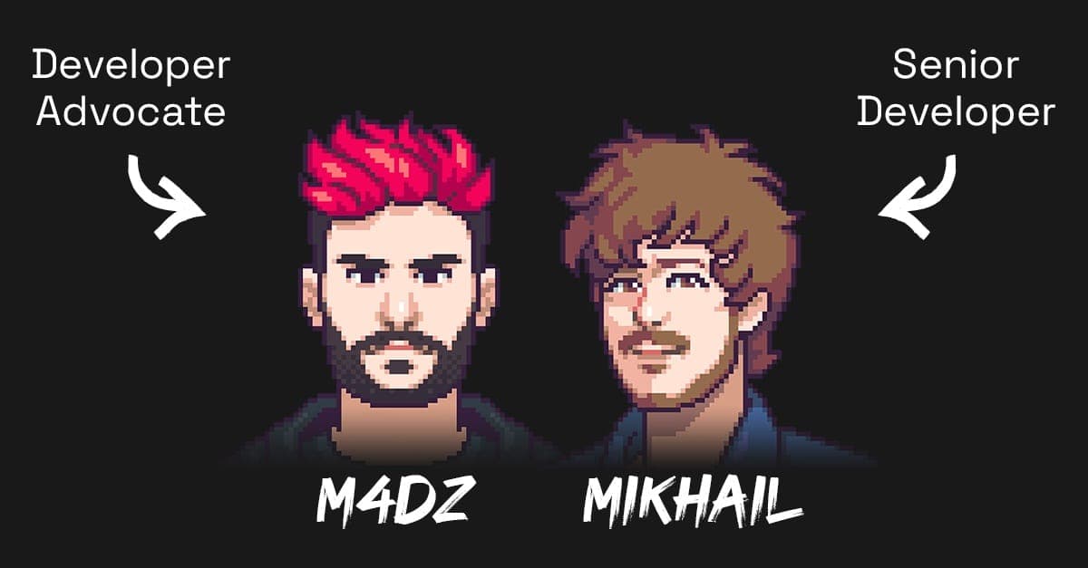 Avatars of M4dz and Mikhail