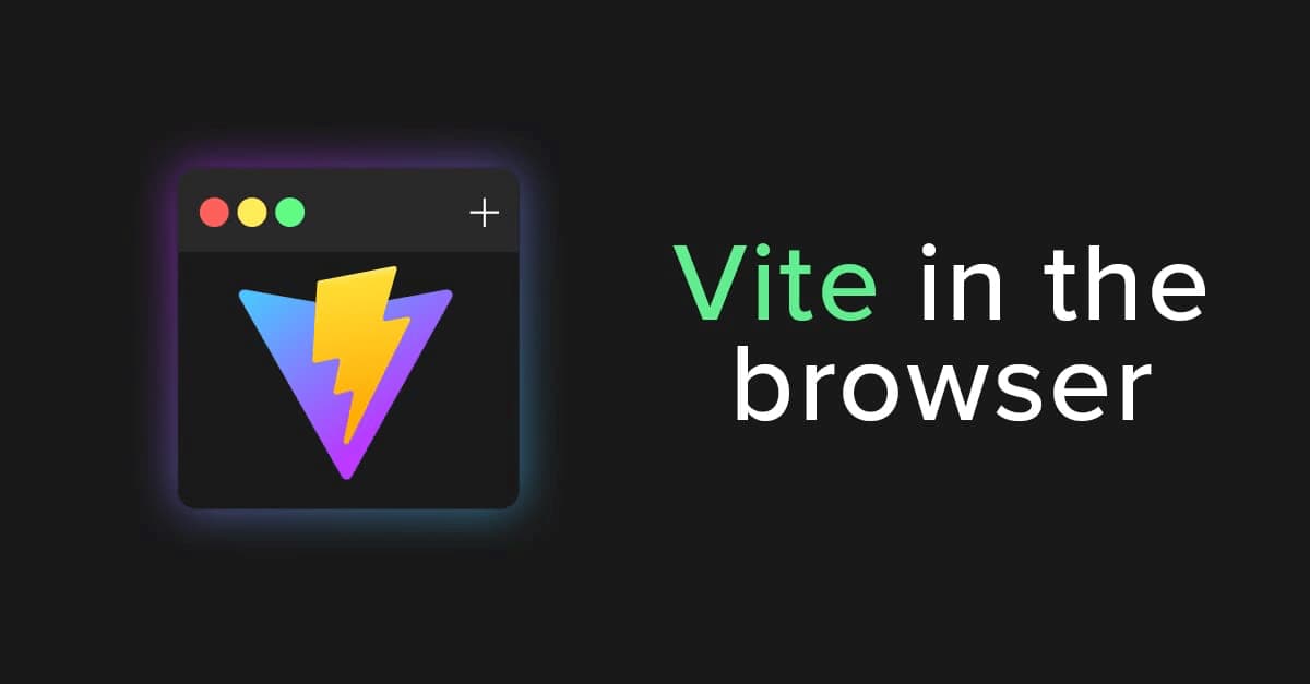 browser-vite logo and Vite in the browser text